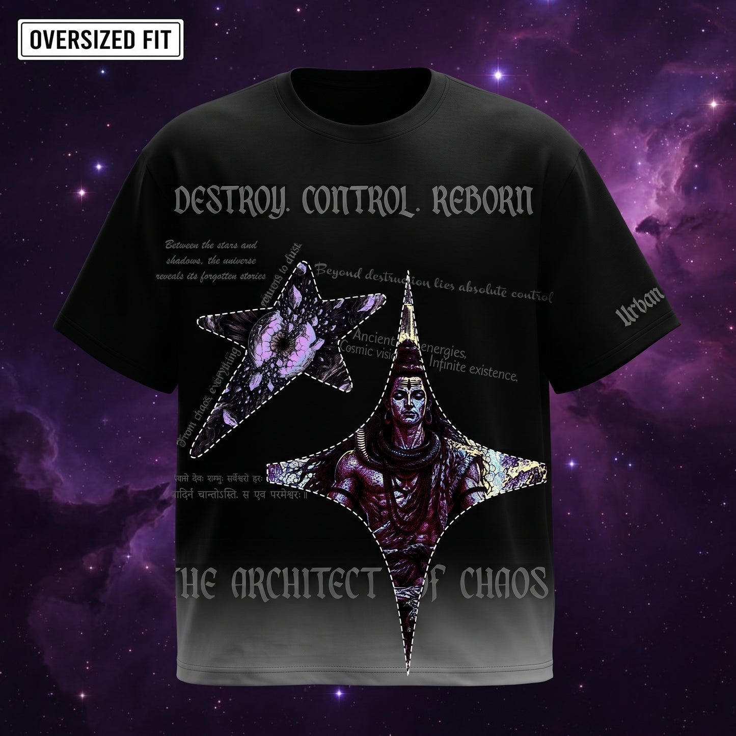 COSMOS Shiva: Oversized Tee