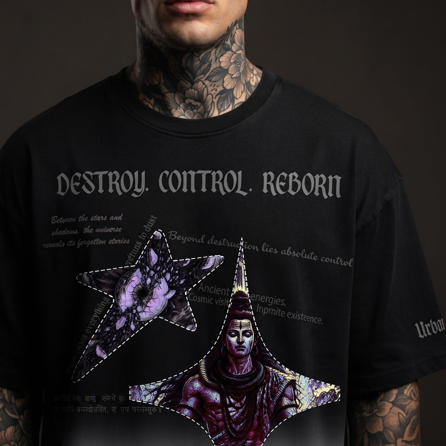 COSMOS Shiva: Oversized Tee